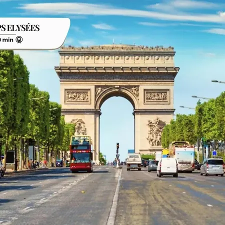 Le Trocadero - 5 Minutes A Pied De La Tour Eiffel - Place Trocadero - 5 Personnes - Cadre Exceptionnel - Entierement Climatise Apartment Paris