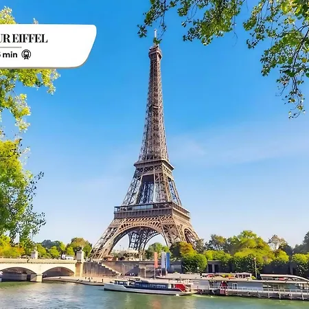 Apartment Le Trocadero - 5 Minutes A Pied De La Tour Eiffel - Place Trocadero - 5 Personnes - Cadre Exceptionnel - Entierement Climatise Paris
